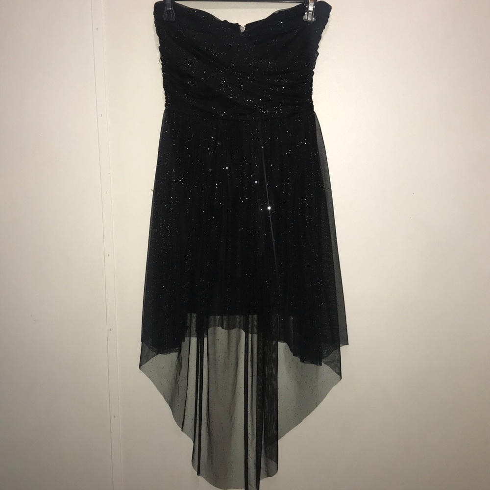 Olsenboye glitter prom dress